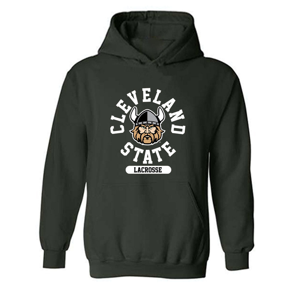 Cleveland State - NCAA Men's Lacrosse : Evan Knickle - Classic Shersey Hooded Sweatshirt-0