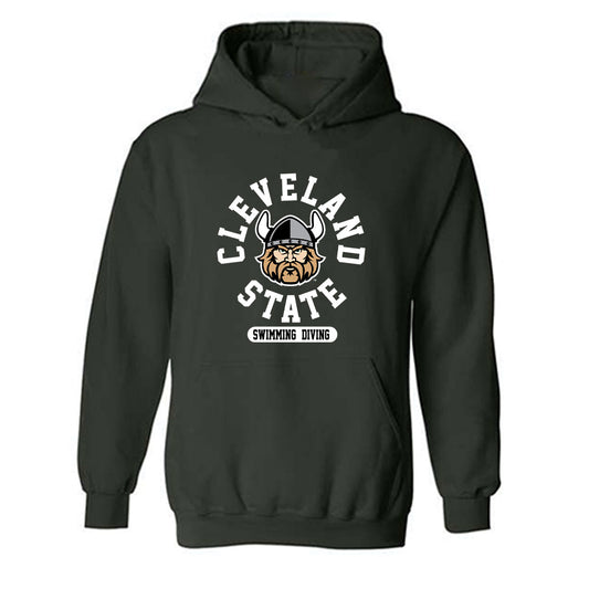 Cleveland State - NCAA Men's Swimming & Diving : Christian Jerome - Classic Shersey Hooded Sweatshirt-0