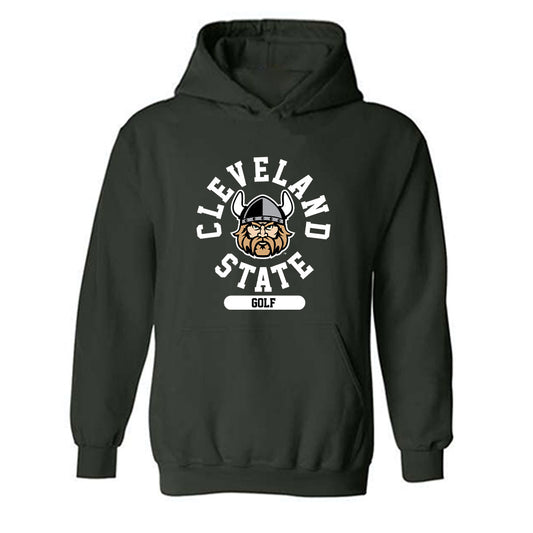 Cleveland State - NCAA Men's Golf : Dillon Pendergast - Classic Shersey Hooded Sweatshirt-0