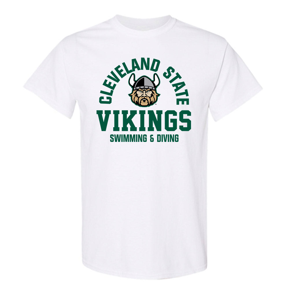 Cleveland State - NCAA Men's Swimming & Diving : Noah Greer - Classic Shersey T-Shirt-0