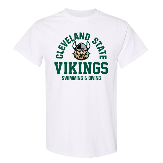 Cleveland State - NCAA Men's Swimming & Diving : Brock Wallace - Classic Shersey T-Shirt-0