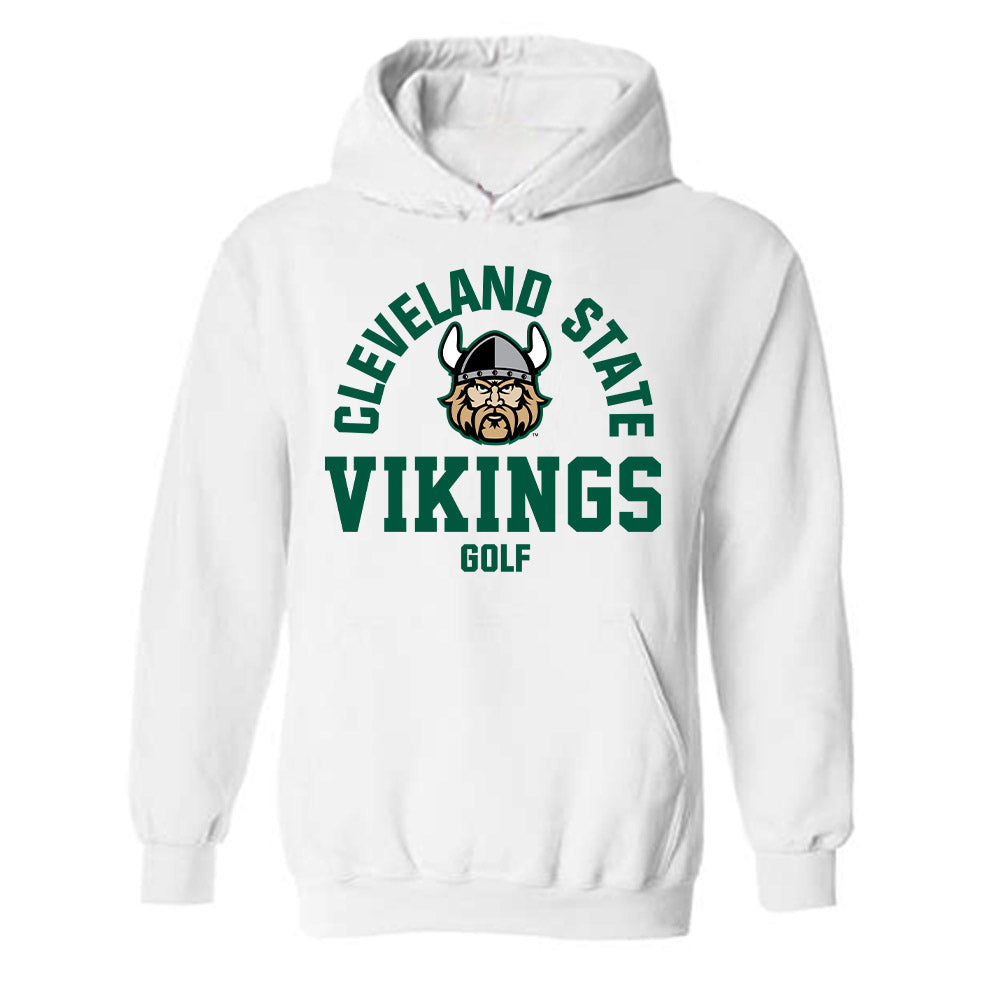 Cleveland State - NCAA Men's Golf : Brody Simms - Classic Shersey Hooded Sweatshirt-0