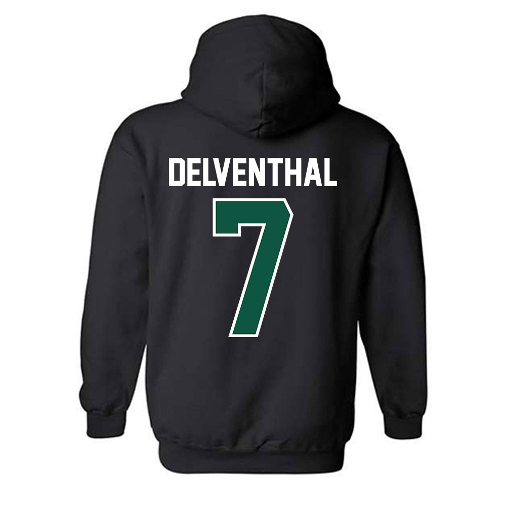 Cleveland State - NCAA Women's Volleyball : Vayda Delventhal - Classic Shersey Hooded Sweatshirt-1