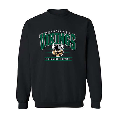 Cleveland State - NCAA Men's Swimming & Diving : Noah Lang - Classic Shersey Crewneck Sweatshirt-0