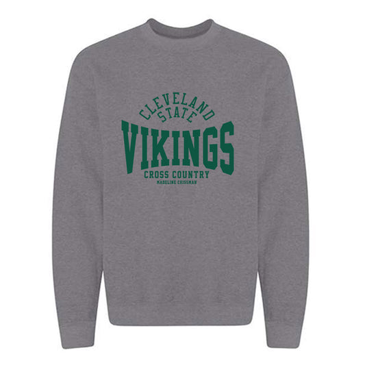 Cleveland State - NCAA Women's Cross Country : Madeline Crissman - Classic Fashion Shersey Crewneck Sweatshirt-0