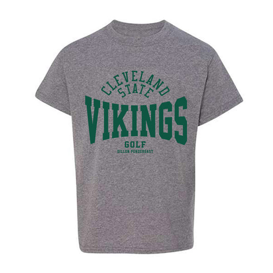 Cleveland State - NCAA Men's Golf : Dillon Pendergast - Classic Fashion Shersey Youth T-Shirt-0