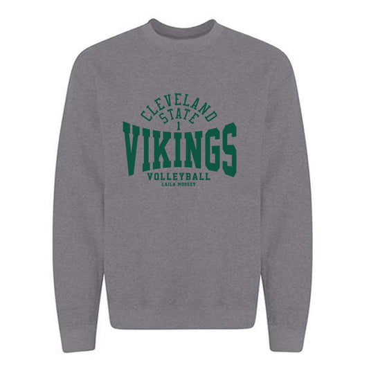 Cleveland State - NCAA Women's Volleyball : Laila Mossey - Classic Fashion Shersey Crewneck Sweatshirt-0