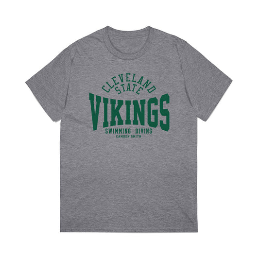 Cleveland State - NCAA Men's Swimming & Diving : Camden Smith - Classic Fashion Shersey T-Shirt-0