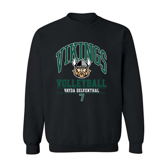 Cleveland State - NCAA Women's Volleyball : Vayda Delventhal - Classic Fashion Shersey Crewneck Sweatshirt-0