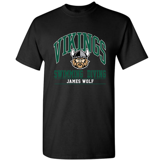 Cleveland State - NCAA Men's Swimming & Diving : James Wolf - Classic Fashion Shersey T-Shirt-0