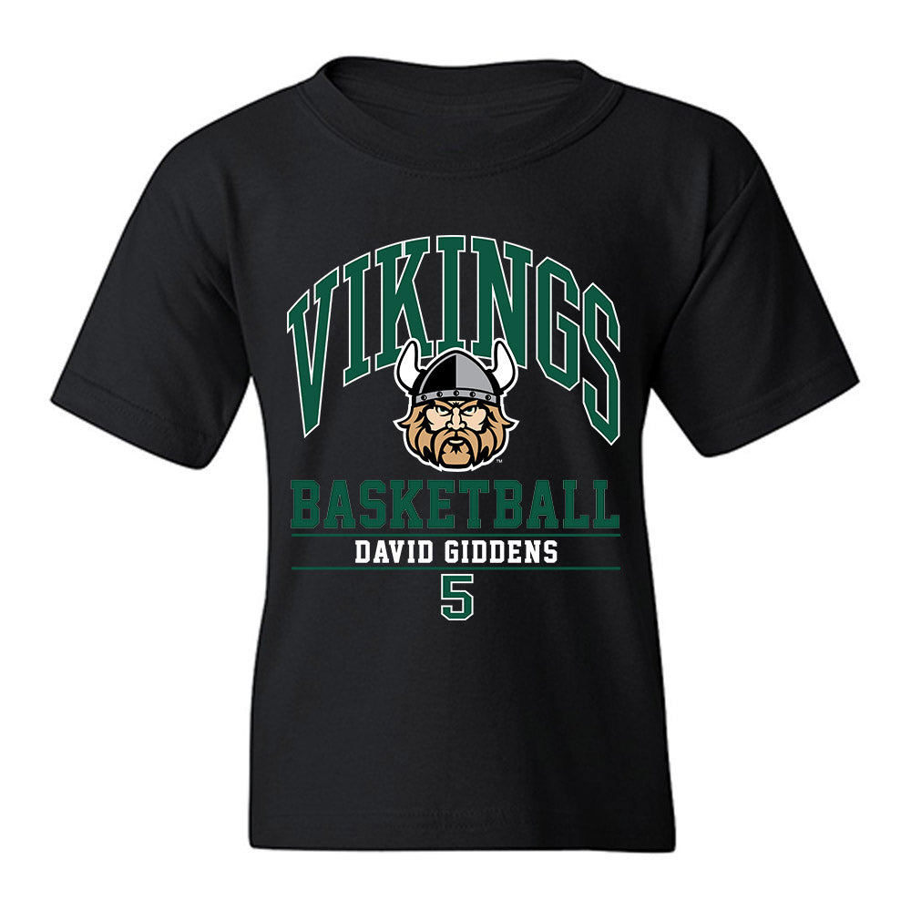 Cleveland State - NCAA Men's Basketball : David Giddens - Classic Fashion Shersey Youth T-Shirt-0