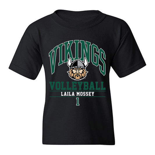 Cleveland State - NCAA Women's Volleyball : Laila Mossey - Classic Fashion Shersey Youth T-Shirt-0