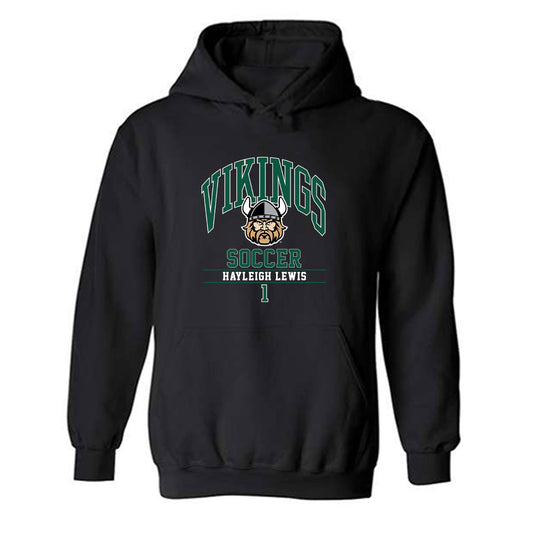 Cleveland State - NCAA Women's Soccer : Hayleigh Lewis - Classic Fashion Shersey Hooded Sweatshirt-0