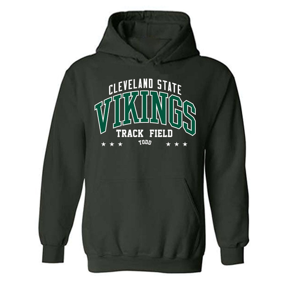Cleveland State - NCAA Women's Track & Field : Olivia Todd - Classic Fashion Shersey Hooded Sweatshirt-0