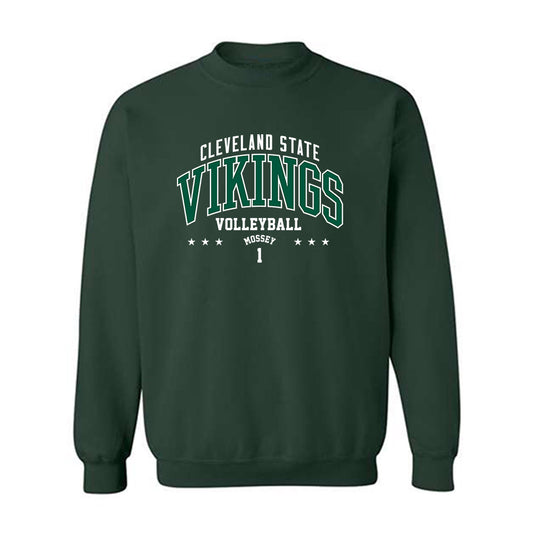 Cleveland State - NCAA Women's Volleyball : Laila Mossey - Classic Fashion Shersey Crewneck Sweatshirt-0