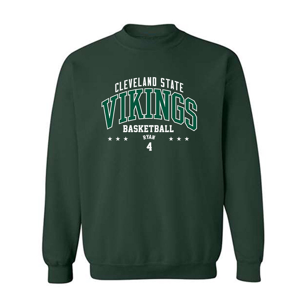 Cleveland State - NCAA Men's Basketball : Preist Ryan - Classic Fashion Shersey Crewneck Sweatshirt-0