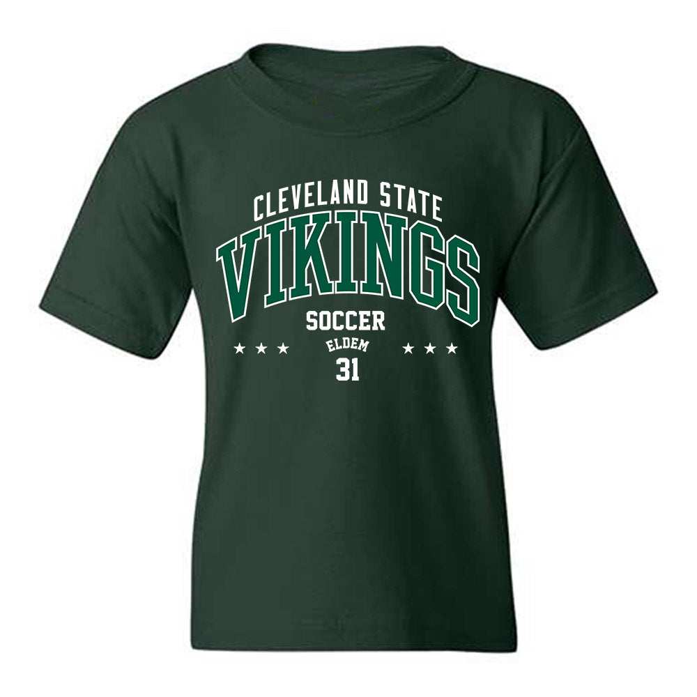 Cleveland State - NCAA Men's Soccer : Bora Eldem - Classic Fashion Shersey Youth T-Shirt-0