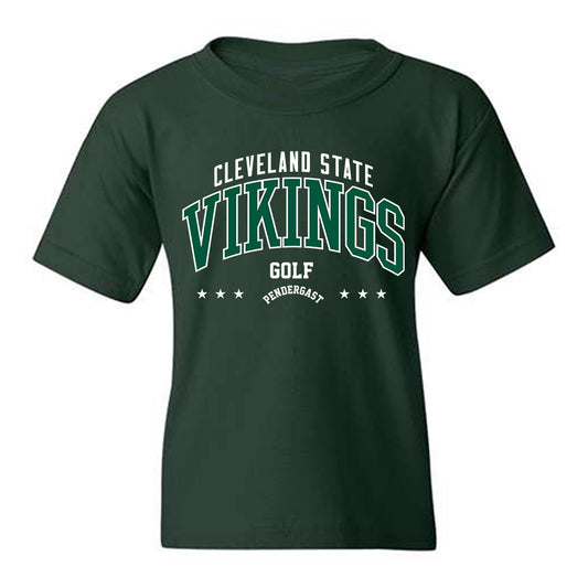 Cleveland State - NCAA Men's Golf : Dillon Pendergast - Classic Fashion Shersey Youth T-Shirt-0