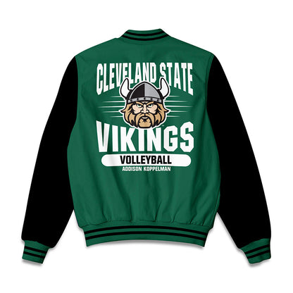 Cleveland State - NCAA Women's Volleyball : Addison Koppelman - Bomber Jacket-1