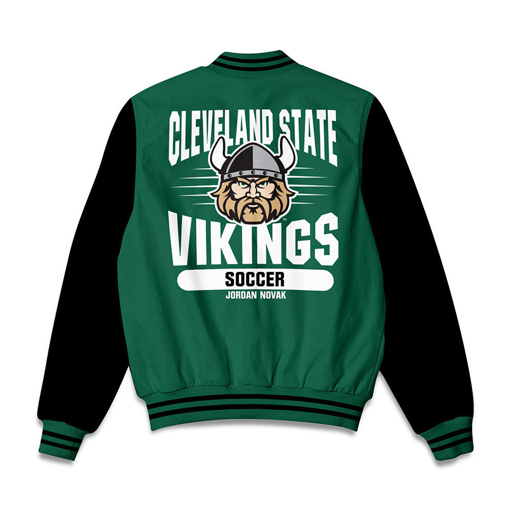 Cleveland State - NCAA Women's Soccer : Jordan Novak - Bomber Jacket-1