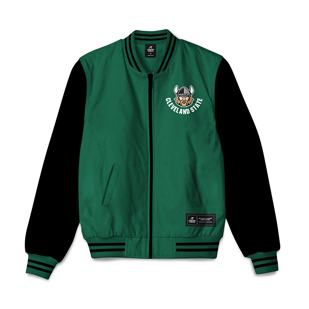 Cleveland State - NCAA Women's Swimming & Diving : Kaitlyn Eiring - Bomber Jacket-0