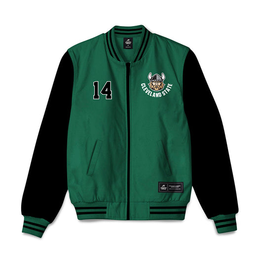 Cleveland State - NCAA Women's Basketball : Silvia Gonzalez Navarro - Bomber Jacket-0