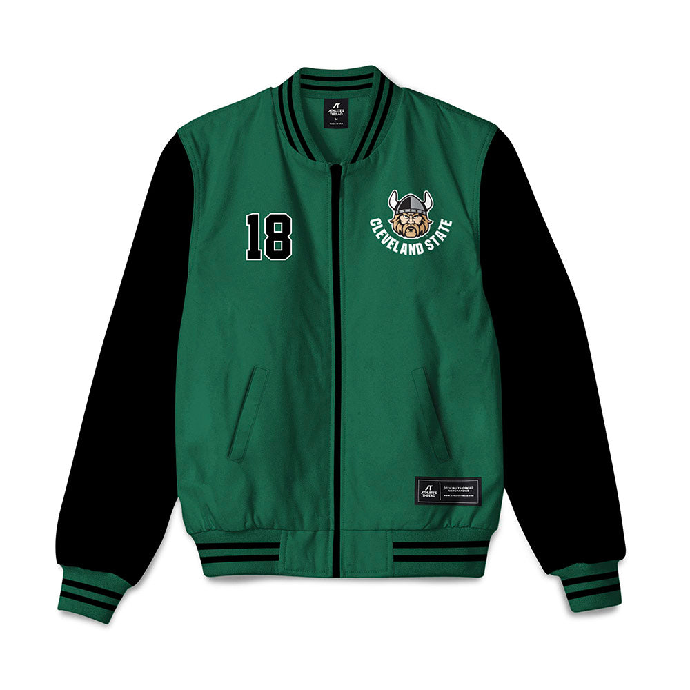 Cleveland State - NCAA Women's Volleyball : Addison Koppelman - Bomber Jacket-0