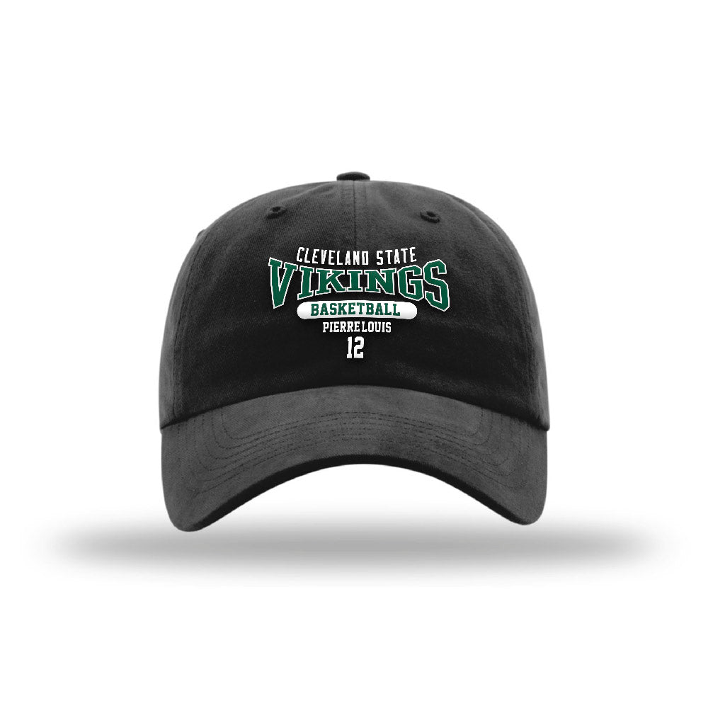 Cleveland State - NCAA Men's Basketball : Holden Pierre-Louis - Garment Washed Twill-0