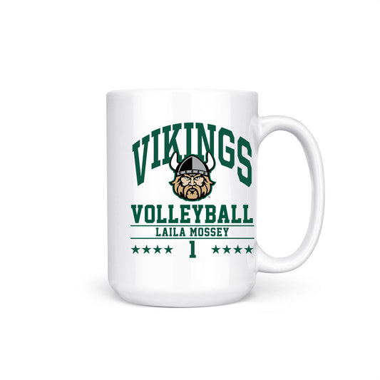 Cleveland State - NCAA Women's Volleyball : Laila Mossey - Coffee Mug-0