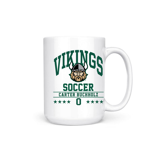 Cleveland State - NCAA Men's Soccer : Carter Buchholz - Coffee Mug-0