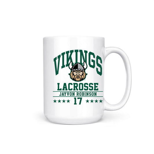 Cleveland State - NCAA Men's Lacrosse : Jayvon Robinson - Coffee Mug-0