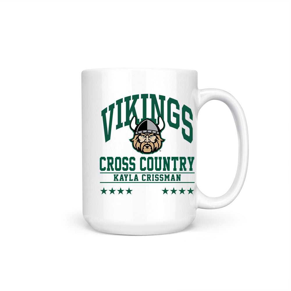 Cleveland State - NCAA Women's Cross Country : Kayla Crissman - Coffee Mug-0