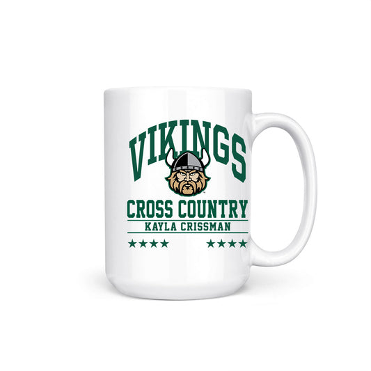 Cleveland State - NCAA Women's Cross Country : Kayla Crissman - Coffee Mug-0