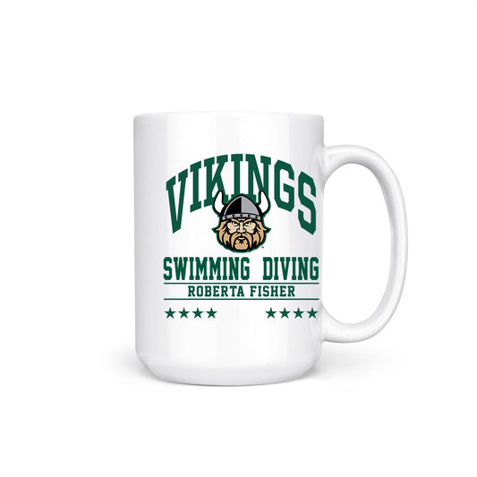 Cleveland State - NCAA Women's Swimming & Diving : Roberta Fisher - Coffee Mug-0