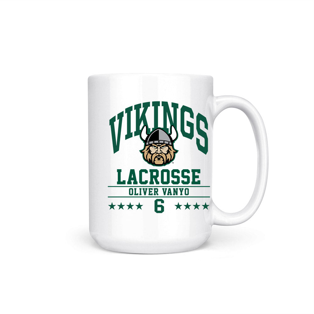 Cleveland State - NCAA Men's Lacrosse : Oliver Vanyo - Coffee Mug-0