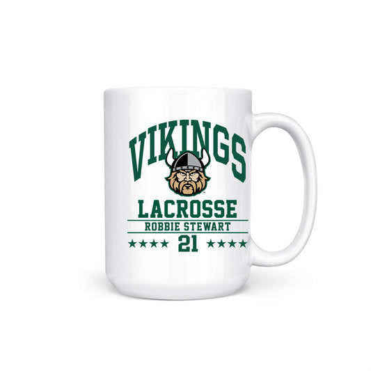 Cleveland State - NCAA Men's Lacrosse : Robbie Stewart - Coffee Mug-0