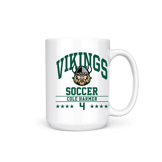 Cleveland State - NCAA Men's Soccer : Cole Harmer - Coffee Mug-0