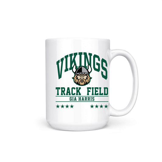 Cleveland State - NCAA Women's Track & Field : Gia Harris - Coffee Mug-0