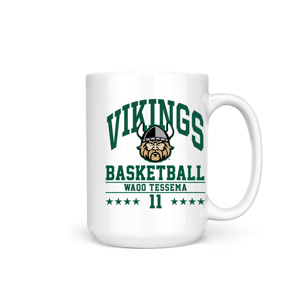Cleveland State - NCAA Men's Basketball : Waqo Tessema - Coffee Mug-0