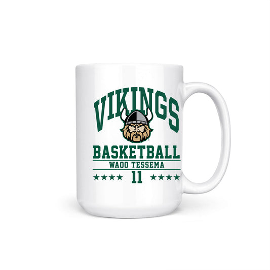 Cleveland State - NCAA Men's Basketball : Waqo Tessema - Coffee Mug-0