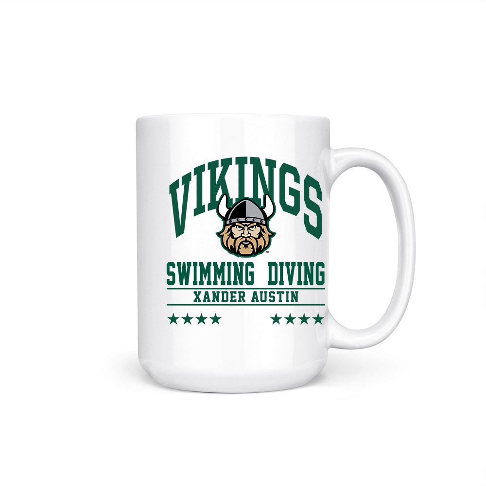 Cleveland State - NCAA Men's Swimming & Diving : Xander Austin - Coffee Mug-0