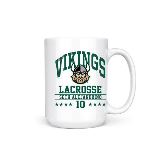 Cleveland State - NCAA Men's Lacrosse : Seth Alejandrino - Coffee Mug-0