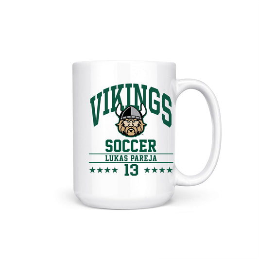 Cleveland State - NCAA Men's Soccer : Lukas Pareja - Coffee Mug-0