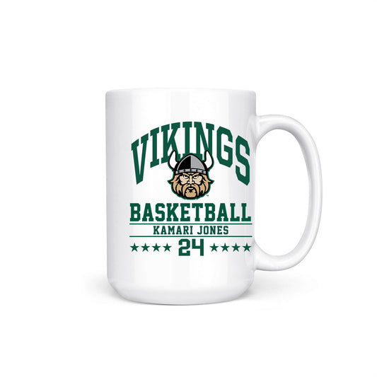 Cleveland State - NCAA Men's Basketball : Kamari Jones - Coffee Mug-0