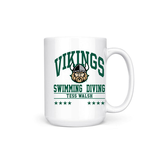 Cleveland State - NCAA Women's Swimming & Diving : Tess Walsh - Coffee Mug-0
