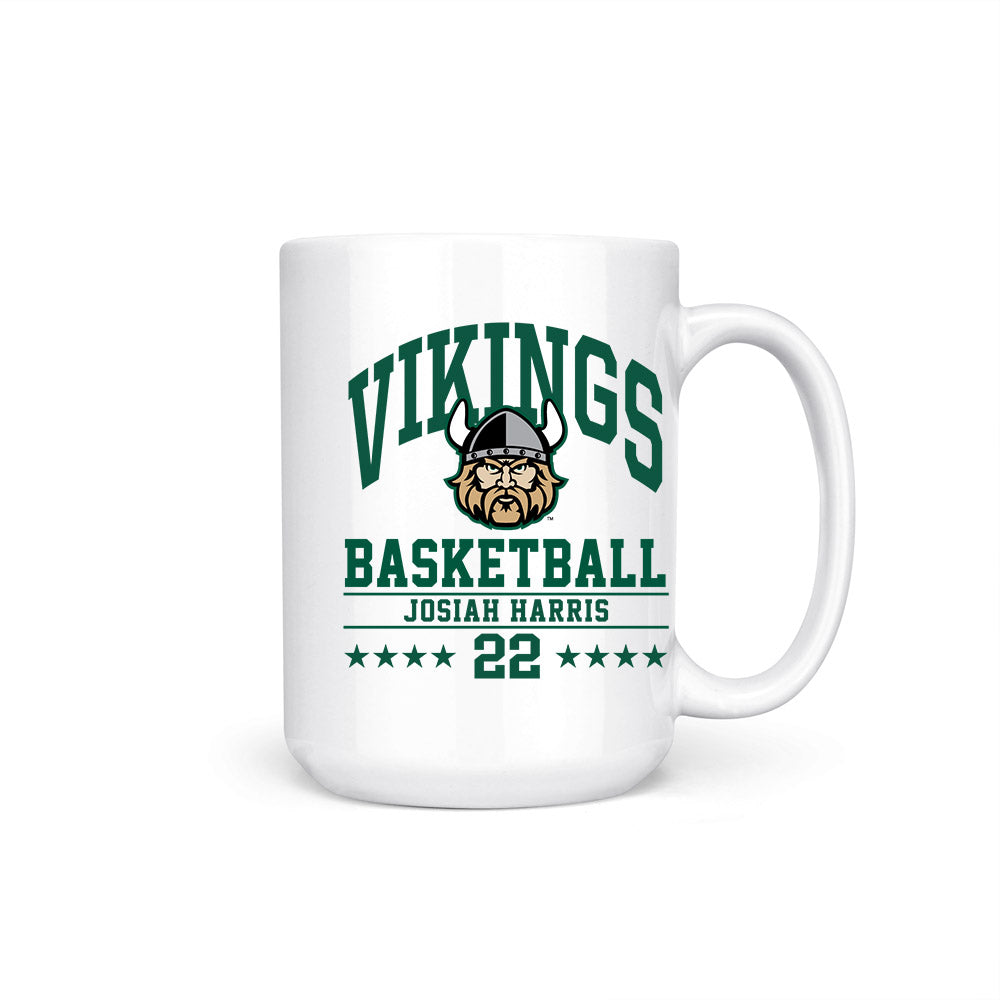 Cleveland State - NCAA Men's Basketball : Josiah Harris - Coffee Mug-0