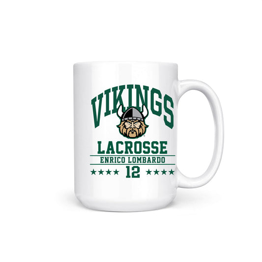 Cleveland State - NCAA Men's Lacrosse : Enrico Lombardo - Coffee Mug-0
