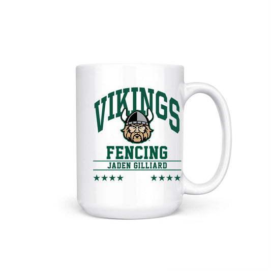 Cleveland State - NCAA Men's Fencing : Jaden Gilliard - Coffee Mug-0