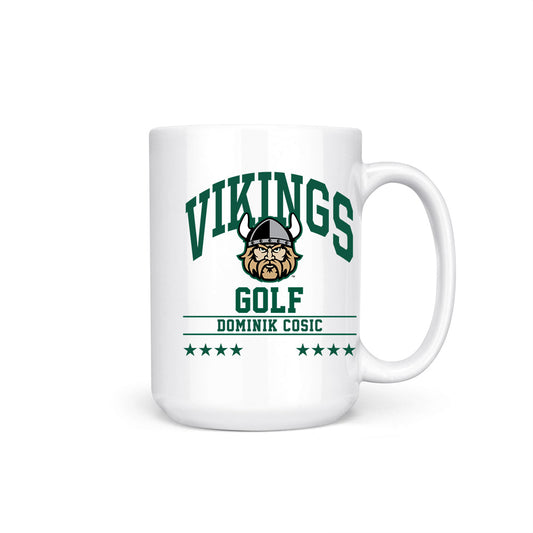 Cleveland State - NCAA Men's Golf : Dominik Cosic - Coffee Mug-0