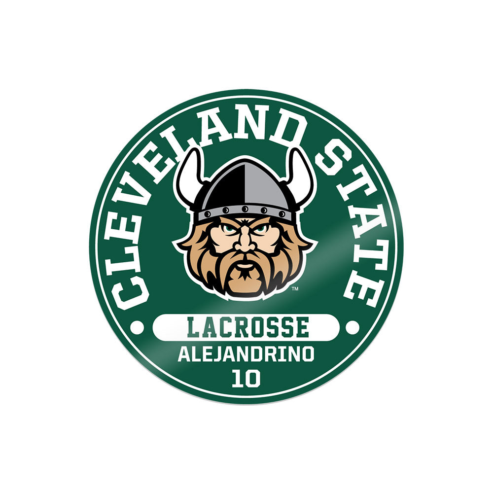 Cleveland State - NCAA Men's Lacrosse : Seth Alejandrino - Sticker-0